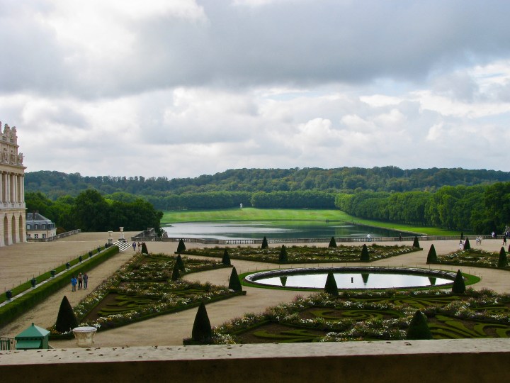 view of the south parterres